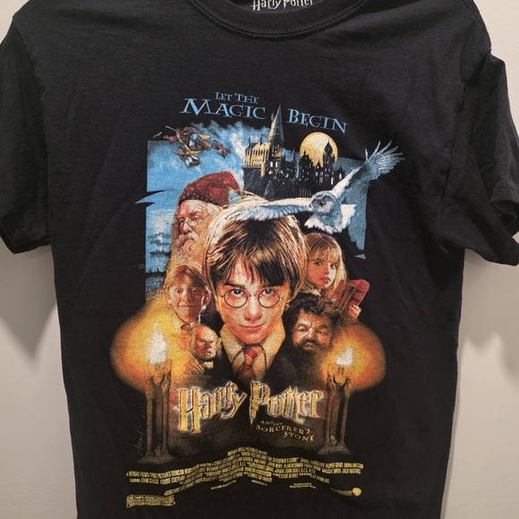 Wizarding World Of Harry Potter Tops - Harry Potter Black Graphic Tee